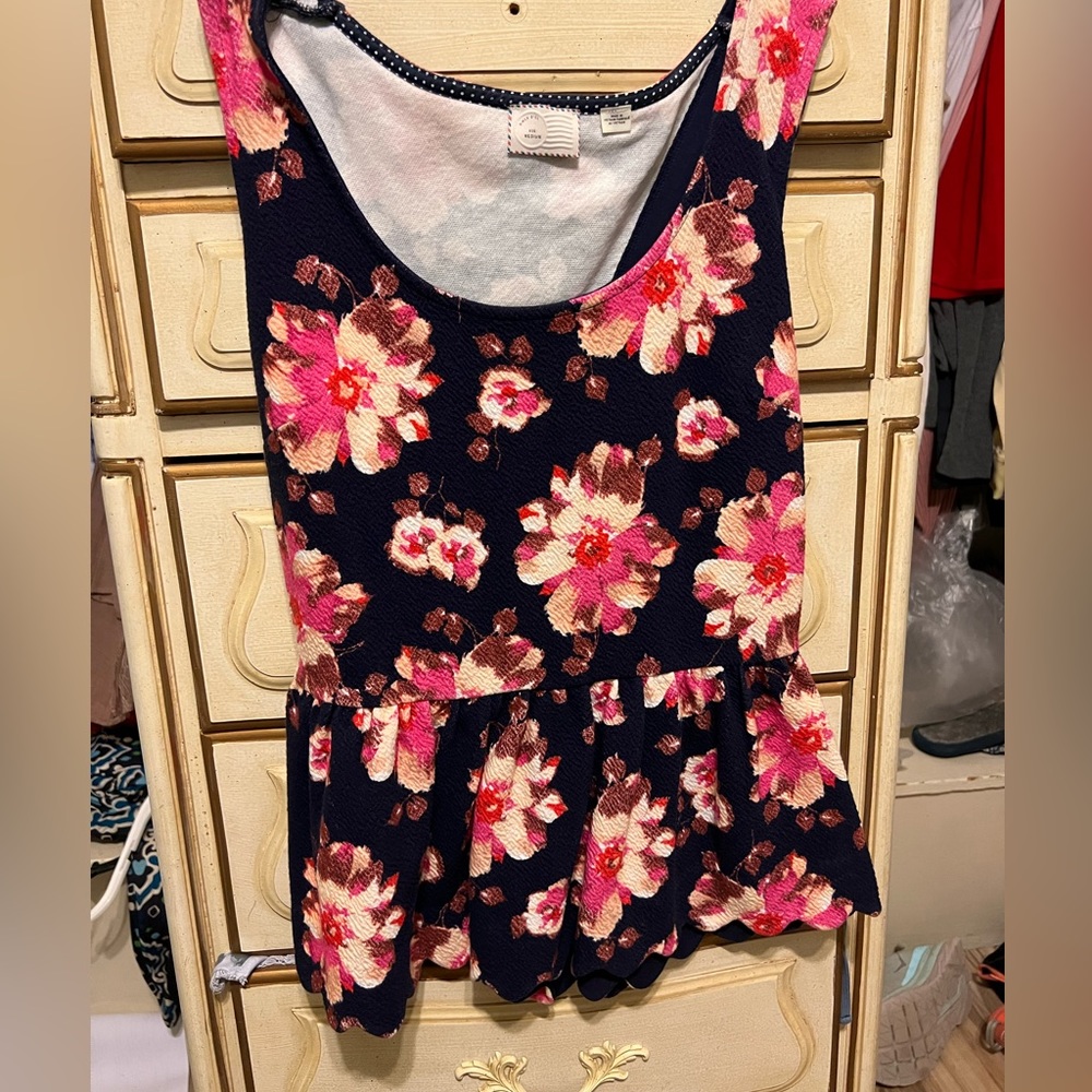 Anthropologie peplum top